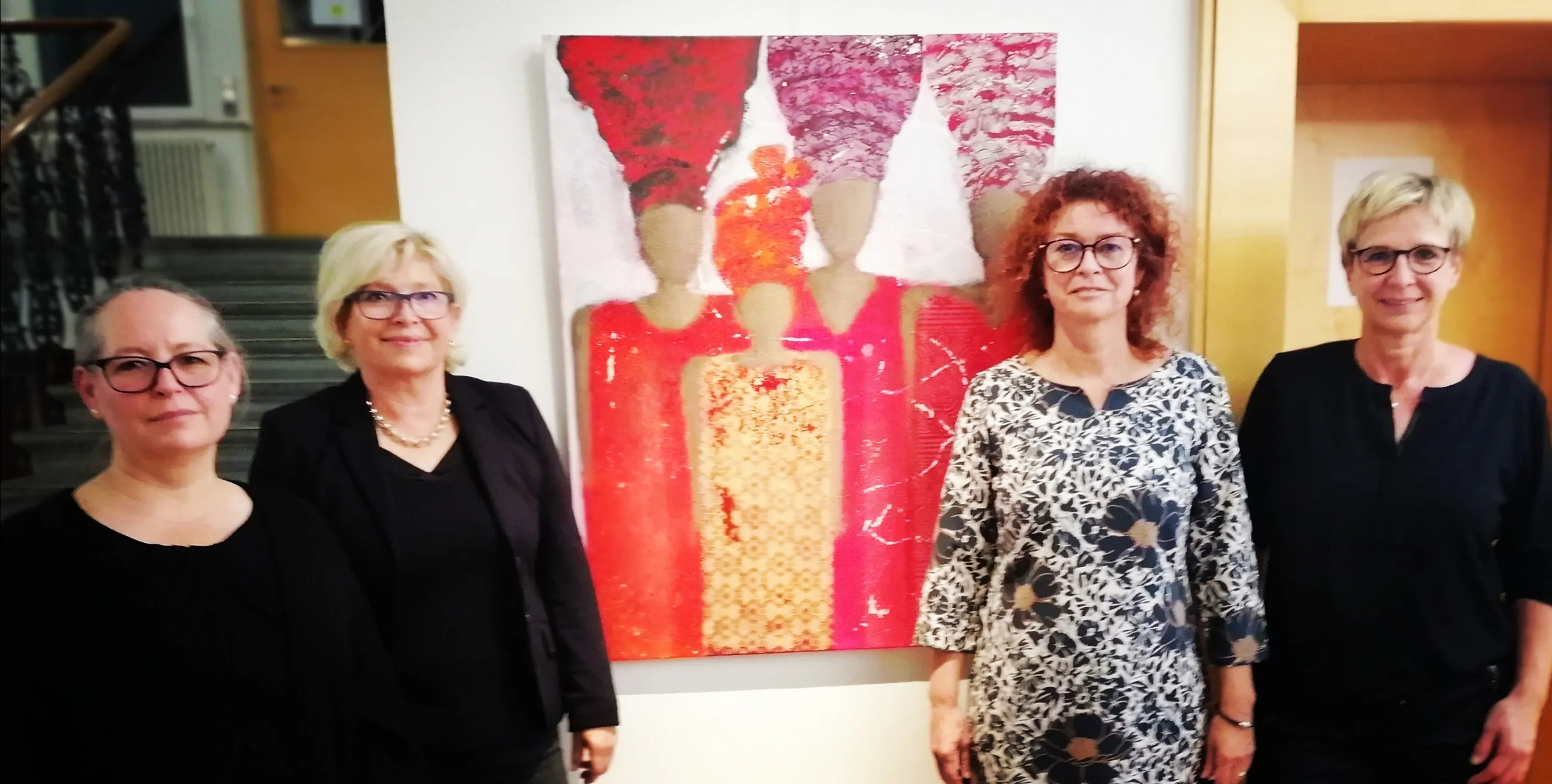 Die Künstlerinnen von Weibsbilder - 4 Frauen mit der gemeinsamen Leidenschaft für die Malerei